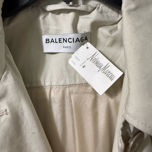 Balenciaga Jackets & Blazers - Balenciaga Women's Beige Trench Coat